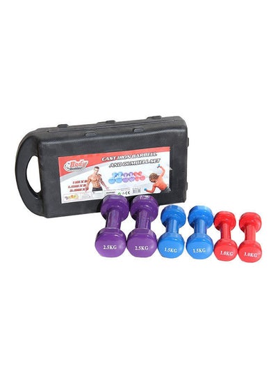 Buy 6-Piece Weight Lifting Dumbbells Set - 10Kg 10kg in Saudi Arabia