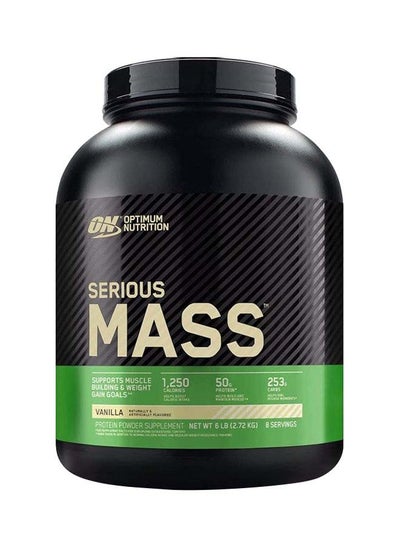 Buy Serious Mass Weight Gainer Powder - Vanilla - 6LB in UAE