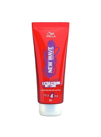 Buy New Wave Extra Strong Wet Look Gel White 200ml in Saudi Arabia