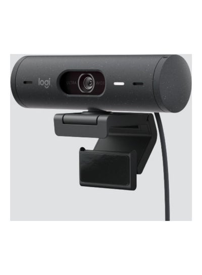 Buy Brio 500 Full HD Webcam with Auto Light Correction, Auto-Framing, Show Mode, Dual Noise Reduction Mics, Webcam Privacy Cover, Works with Microsoft Teams, Google Meet Graphite in UAE