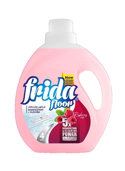 Buy Floor Cleaner & Disinfectant 3*1 Raspberry Multicolour 4Liters in Egypt