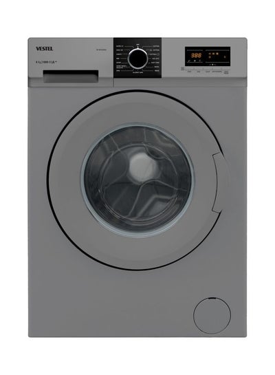 اشتري Front Load Washing Machine, Quick Wash, 15 Programmers, Energy Saving With Silver Color & 1000 RPM - 1 Year Full Warranty 6 كغم W6104DS لون فضي في الامارات