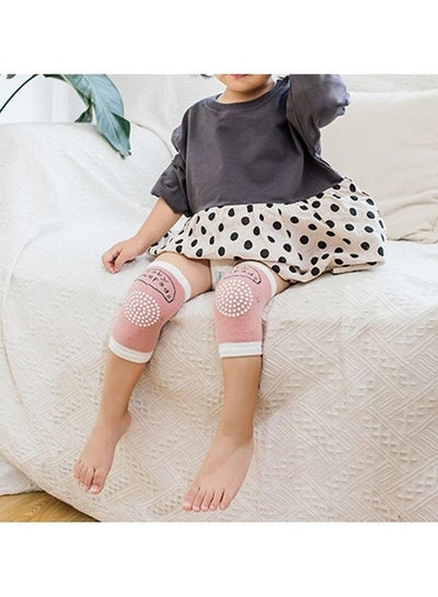 Buy Baby Knee Pads Crawling Anti Slip Pure Cotton Knitted Breathable in Saudi Arabia
