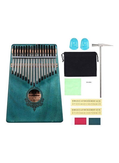 Buy 17-Key Kalimba Portable Thumb Piano With Accessories in Saudi Arabia