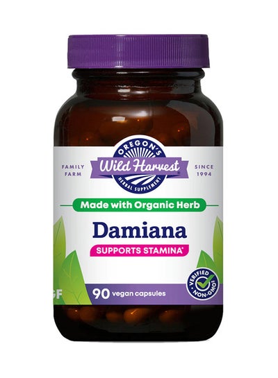 Buy Damiana Organic Herbal Supplement - 90 Capsules in UAE