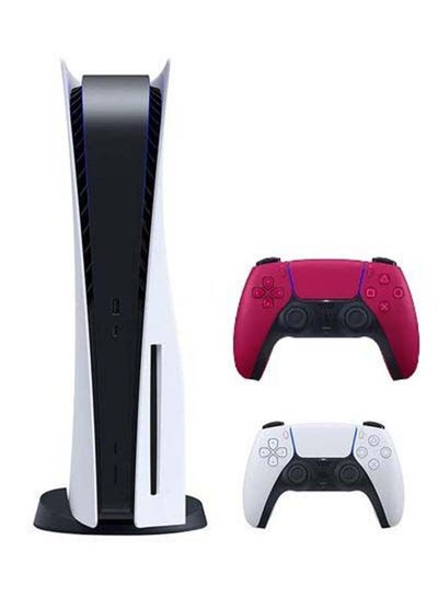 Buy Play Station 5 Console (Disc Version) With Extra Wireless Controller - Red in Egypt