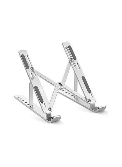 Buy Adjustable Aluminum Laptop Stand Silver in Egypt