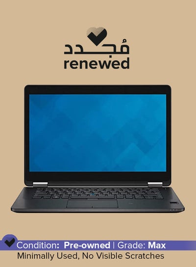 Buy Renewed - Latitude E7470 Laptop With 14.1-Inch Display,Intel Core i5/6th Gen/8GB RAM/256GB SSD/520MB Intel UHD Graphics/Windows 10 Pro Black in Saudi Arabia