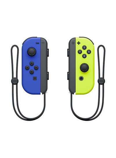 اشتري وحدة تحكم لاسلكية Joy Cons لجهاز Nintendo Switch، وحدة تحكم بديلة L/R متوافقة مع Nintendo Switch - أصفر نيون/أزرق في الامارات