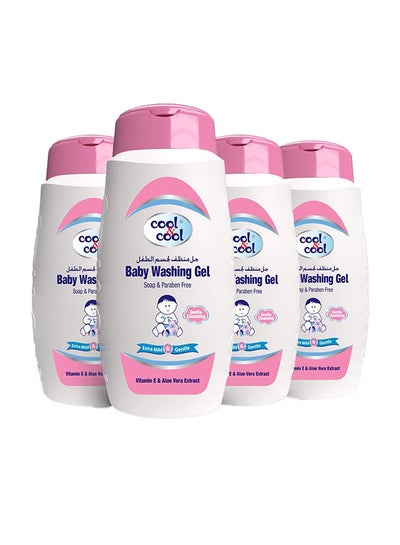 Buy Baby Washing Gel 100Ml Pack Of 4 in UAE