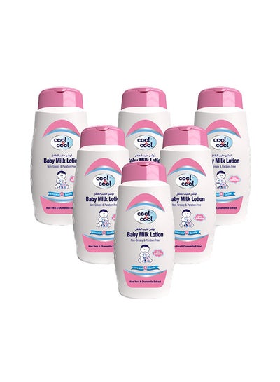 Buy Pack of 6 Baby Milk Lotion 250ml in UAE