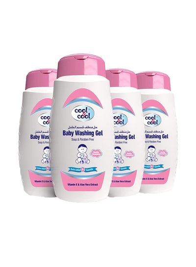 Buy Baby Washing Gel 250Ml - Pack Of 4 in UAE