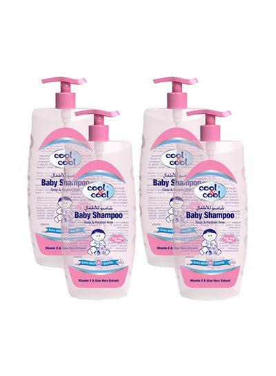 Buy Pack Of 4 Baby Shampoo 500ml in UAE