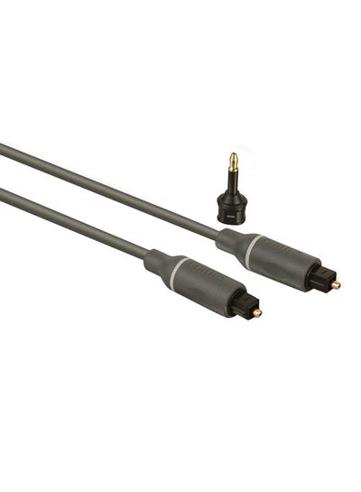 Buy Fiber Optic Audio Cable 1.5 Meter Grey in UAE