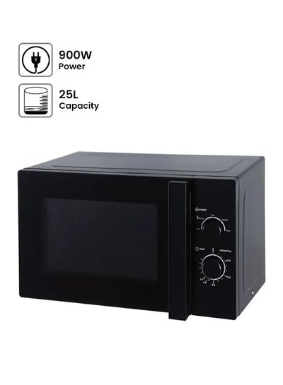 Buy TORNADO Microwave Solo 25 Liter, 25 L 900 W TM-25MK Black in Egypt