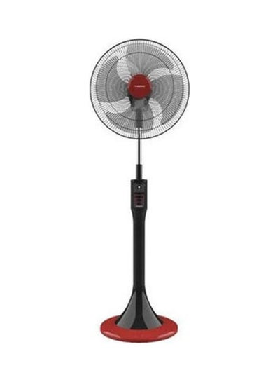 Buy Stand Fan 18 Inch 4 Blades 11 kg 75 W TSF-18MB Black x Red in Egypt