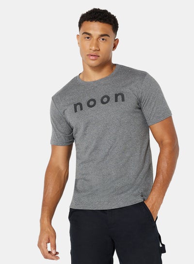 Buy Merchandise T-Shirt For Men Dark Grey Melange in UAE