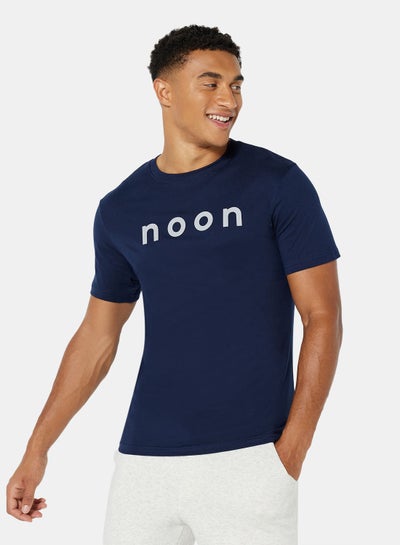 Buy Merchandise T-Shirt For Men Navy in Saudi Arabia