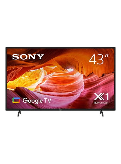 Buy 43 Inch HDR Google TV In 4K With A Billion Colors KD-43X75K Black in Saudi Arabia