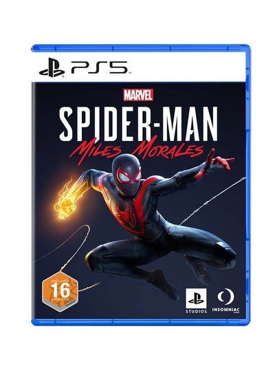 اشتري لعبة "Spider-Man Miles Morales" من مارفل (باللغتين الإنجليزية والعربية) - نسخة الإمارات العربية المتحدة - مغامرة - بلايستيشن 5 (PS5) في الامارات