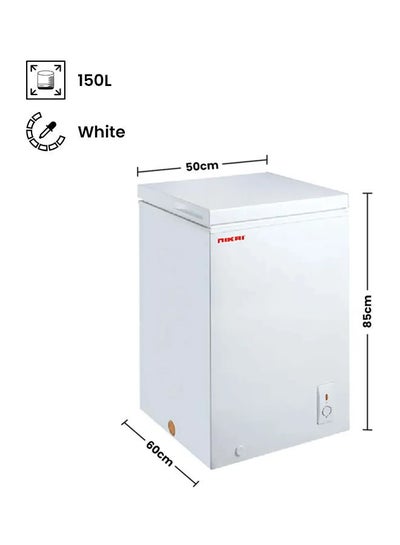 Buy Chest Freezer NCF150N7 White in UAE