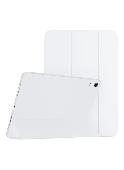 Buy iPad Air 4 / Air 5 Case (2020/2022) 10.9-inch Leather Folio Stand Folding Cover Compatible with Apple iPad Air (4th/5th) Generation White in UAE