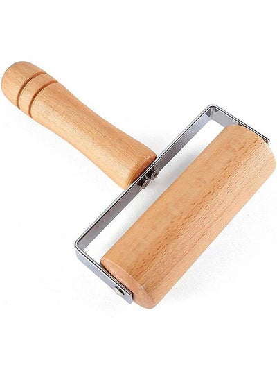 Buy Wooden Pizza Dough Roller Multicolour 20cm in UAE