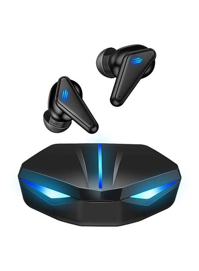 اشتري K55 Gaming Headset Low Delay TWS Fone Bluetooth Earphones Earbuds with Mic Bass Audio Sound Positioning PUBG Wireless Headphones Black في السعودية