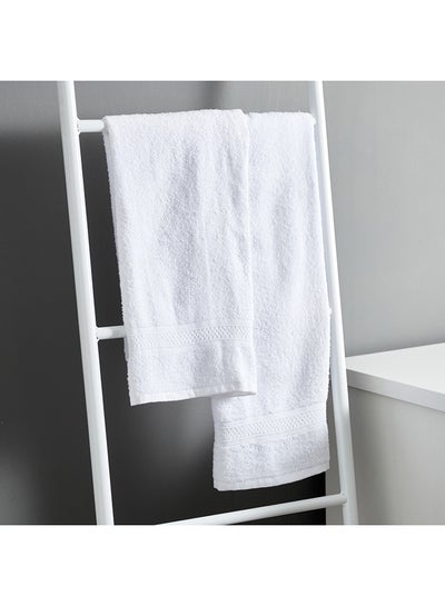 اشتري طقم منشفة حمام أوستن كارديد من قطعتين أبيض 40x70سم في السعودية