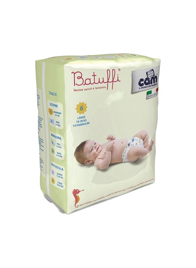 ultra comfort size 6 (15-30 kg) 14 diapers