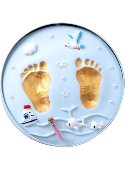 Buy Baby Foot Print Mud Newborn Hundred Days Full Moon Anniversary Souvenir Gift in Saudi Arabia