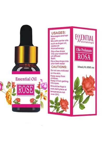 Buy Rose Humidifier Essential Oil Clear 10ml in UAE