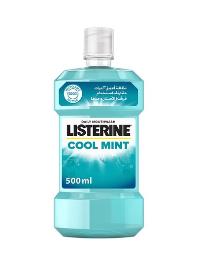 Buy Cool Mint Flavour Daily Mouthwash 500ml in Saudi Arabia