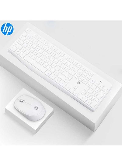 Buy Wireless Keyboard and Mouse Combo CS10 White in Saudi Arabia