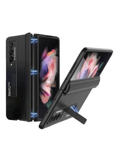 اشتري Kickstand Magnetic Phone Case For Samsung Galaxy Z Fold 3 5G لون أسود. في السعودية