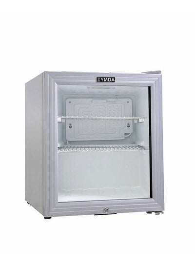 Buy Single Door Mini Glass Refrigerator 49.0 L YCC60G Silver in UAE