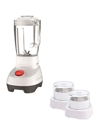 Buy Superblender Kitchen Blender, Large Capacity, 2 stainless Steel Accessories Grster and Grinder, 2 speeds, Pulse, 4 removable blades 2.0 L 700.0 W LM207127 White/Clear in UAE