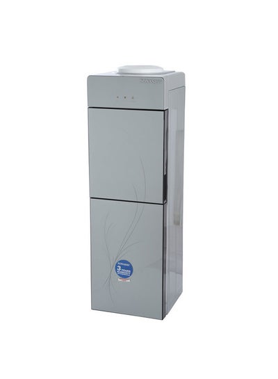 Buy Hot & Cold Free Standing Water Dispenser With Refrigerator Cabinet SWD-54 Silver in UAE