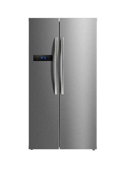 Buy 527 net Capacity Side By Side 2 Door Refrigerator 344 L, Frost Free Fridge Freezer 183 L With Humidity Control, Electronic Touch Screen With LED Display, Multi-Air Flow, Adjustable Door Racks HC689WENS, HC-689WEN(SS) Stainless steel in UAE