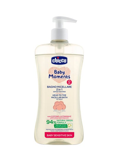 اشتري Baby Moments Head To Toe Micellar Bath 500Ml في الامارات