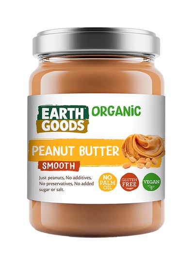 Buy Organic Smooth Peanut Butter 400grams in UAE