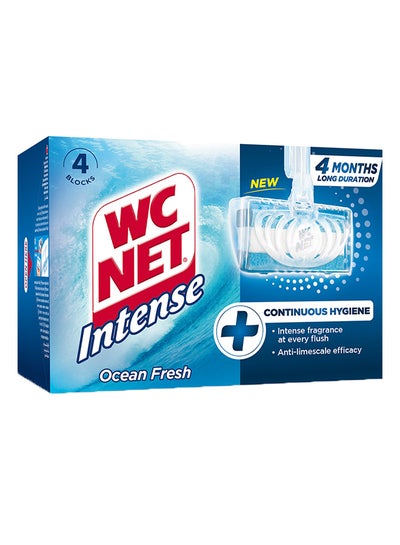 Buy Toilet Blocks Intense Ocean Fresh 4 Pieces in UAE