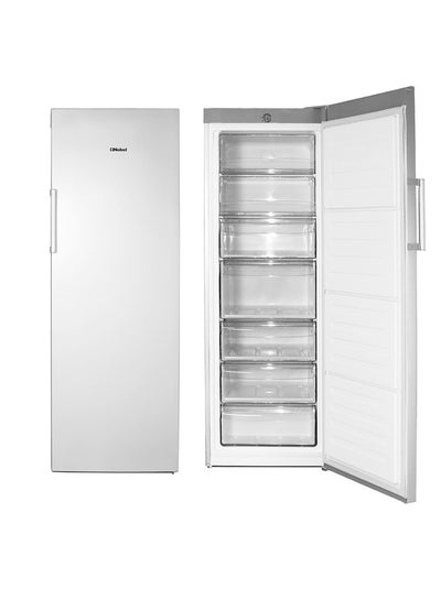 Buy Single Door Upright Freezer 288.0 L NUF370DFS Silver in UAE