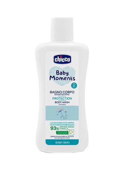 Buy Baby Moments Body Wash No-Tears Protection For Baby Skin 0M+ 200Ml in UAE