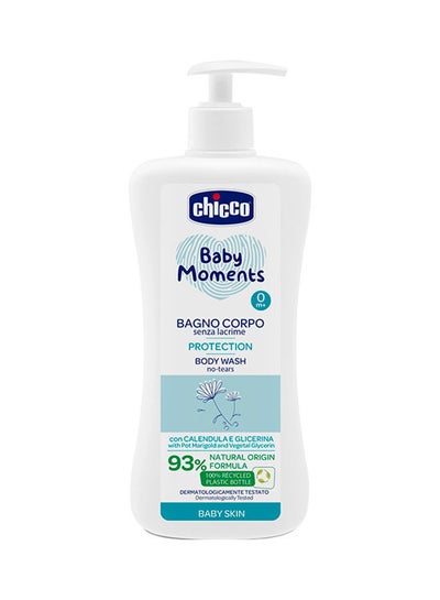 Buy Baby Moments Body Wash No-Tears Protection For Baby Skin 0M+ 750Ml in UAE