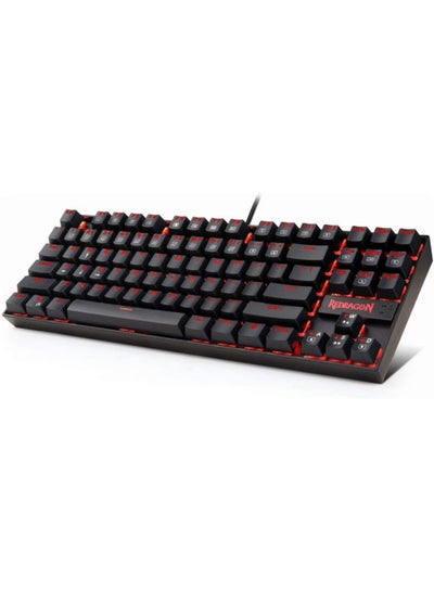 Buy Redragon K552 KUMARA Mechanical Gaming Keyboard Blue Switches (Black Red LED Backlit) in Saudi Arabia
