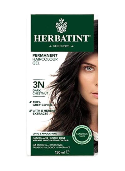 Buy Permanent Hair Colour Gel 3N Dark Chestnut 150ml in UAE