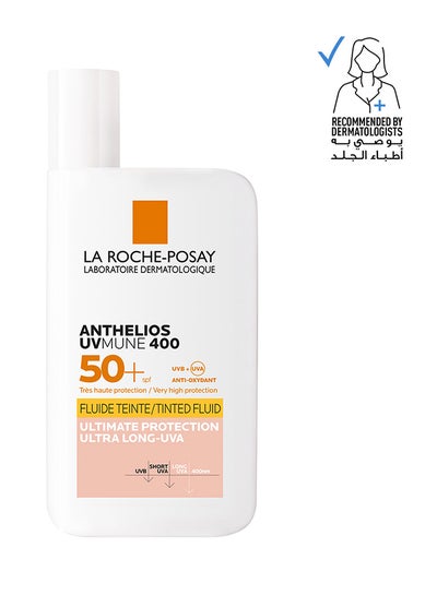 Buy Anthelios Uvmune 400 Invisible Tinted Sunscreen Spf50+ 50ml in Saudi Arabia