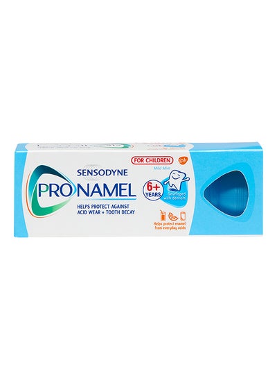 Buy Pronamel Kids Toothpaste Helps Protect Against Acid Erosion, Mild Mint For Children 6+ years, in Saudi Arabia