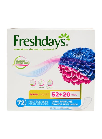 Buy Pantyliners Long Scented 72 Pads in Egypt